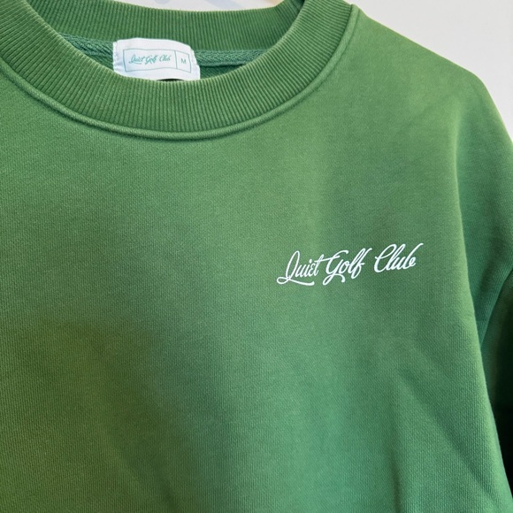 Men’s Quiet Golf Club Signature Crew Neck Sweatshirt - Picture 4 of 7